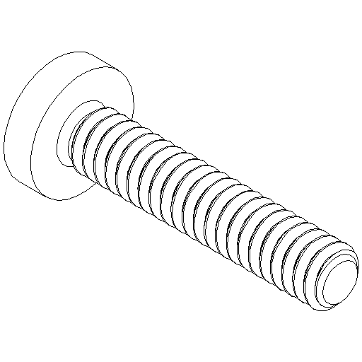 M4x14 Vis à empreinte cruciforme (SP8)
