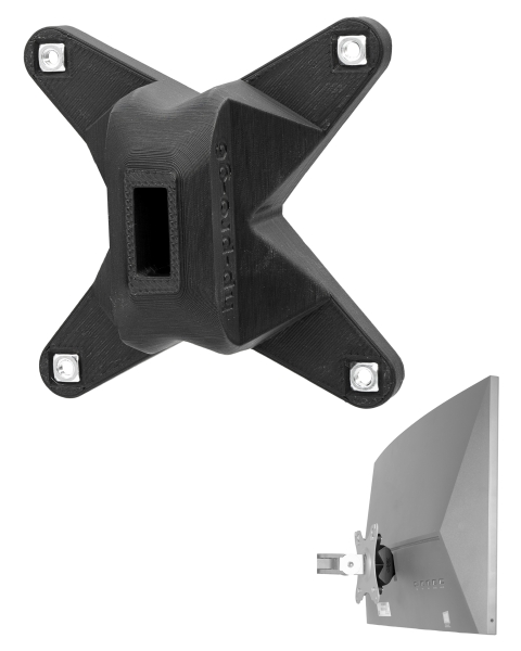 Adaptateur VESA compatible avec HP All-in-One PC (ProOne 400 G6) - 75x75mm