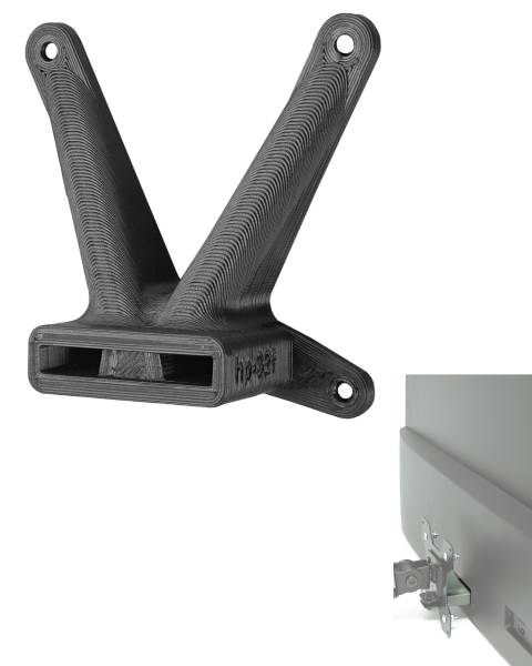 Adaptateur VESA compatible avec le moniteur HP (32f)- 75x75mm