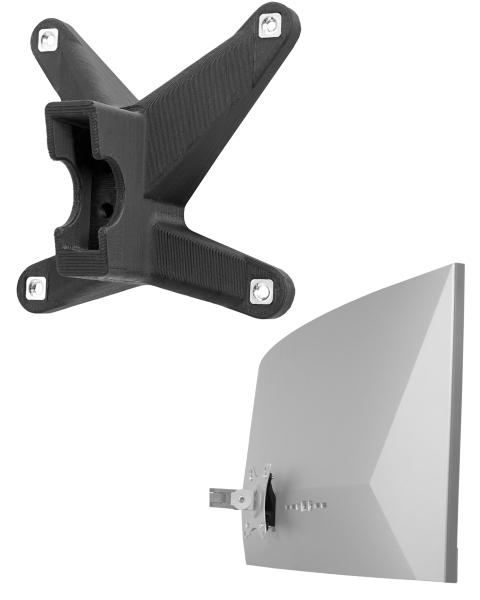 Adaptateur VESA compatible avec le moniteur HP (Z34c G3, Z40c G3) - 75x75mm