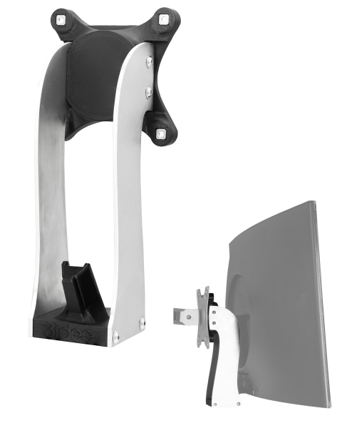 Adaptateur VESA compatible avec le moniteur Samsung (C24RG50FQU ,24CRG50, LC24RG5, LC24RG50) - 75x75 mm