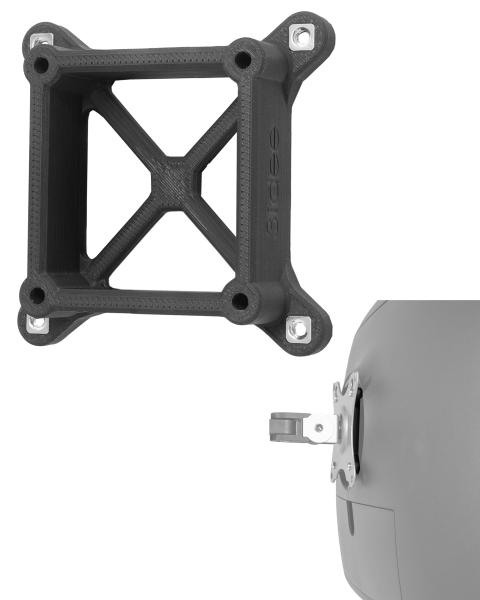 Adaptateur VESA compatible avec le moniteur Samsung (C27HG70, C27UG70, C27UG70QQ, C27UG70QQU, C32HG70 et autres) - 75x75mm