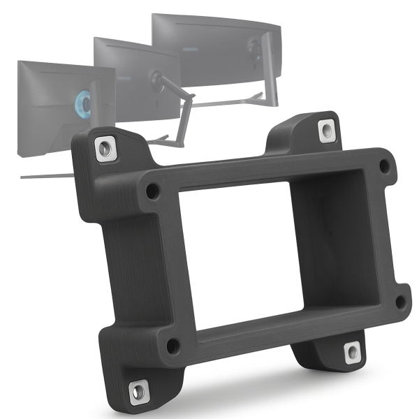 Adaptateur VESA compatible avec les écrans Samsung (Odyssey G7, G6, CRG9, CHG9, CHG90 et autres) - 75 x 75 mm
