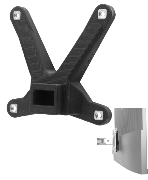 Adaptateur VESA compatible avec les moniteur Acer (QG240YH3, QG240YS3, QG270H3, QG270S3bipx) - 75x75mm