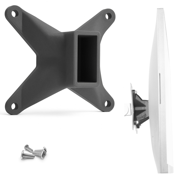 Adaptateur VESA pour HP série 5 PRO (524pf, 527pf, 527pq, 524pu, 527pu, etc.) et série E G5 (E24q, E27q, E32k, etc.) - 75x75 mm