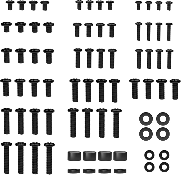 BONTEC Kit de Vis VESA Universel pour Téléviseurs jusqu