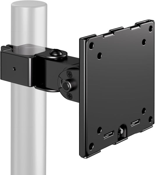 PUTORSEN Support Universel en Acier pour Pied de Moniteur (17-32 Pouces, Pôle 3,5 cm) (Bras simple robuste jusqu