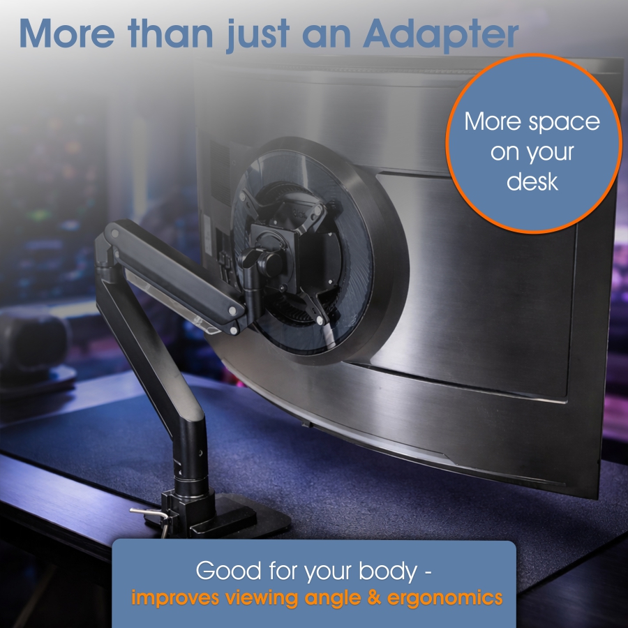 Adaptateur VESA compatible avec écran Samsung Odyssey Ark Gaming (Odyssey ARK 55" / ARK55" Gen2)