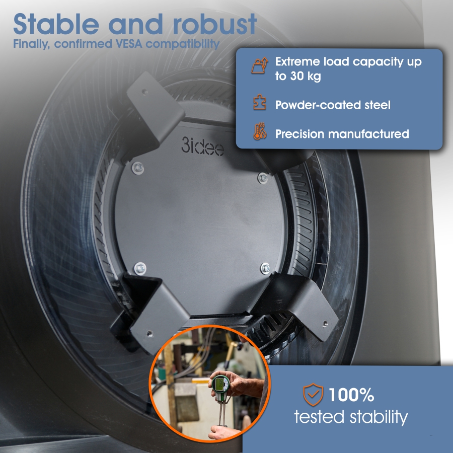 Adaptateur VESA compatible avec écran Samsung Odyssey Ark Gaming (Odyssey ARK 55" / ARK55" Gen2)