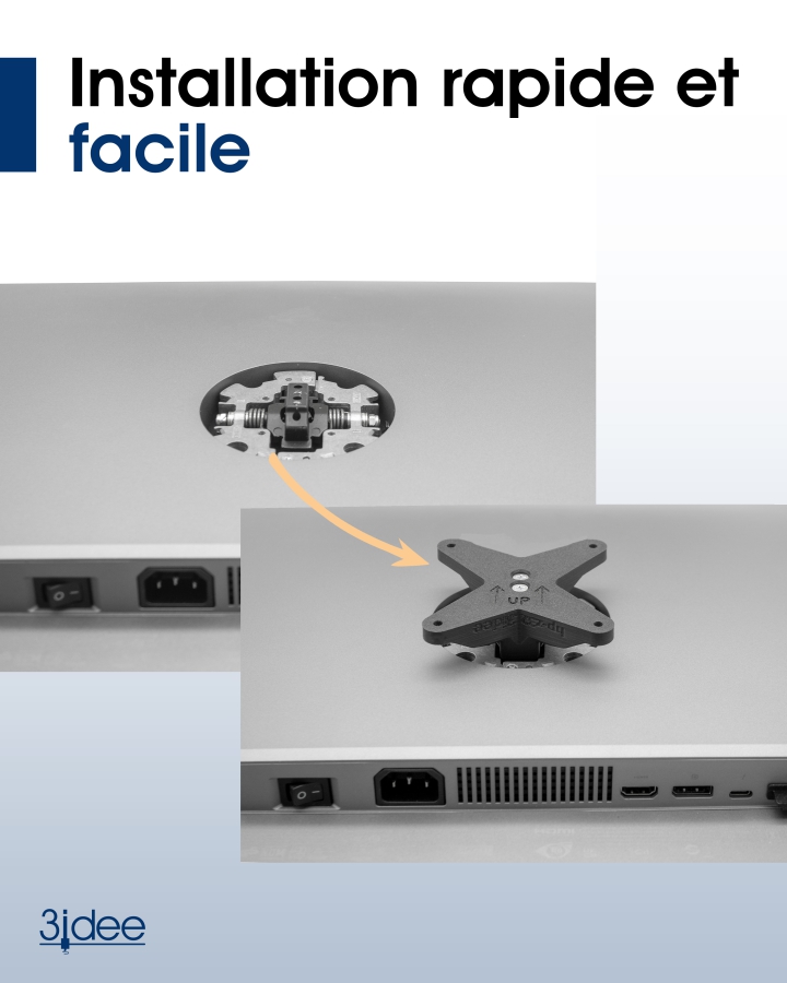 Adaptateur VESA compatible avec le moniteur HP PC All-in-One (Z32k G3)