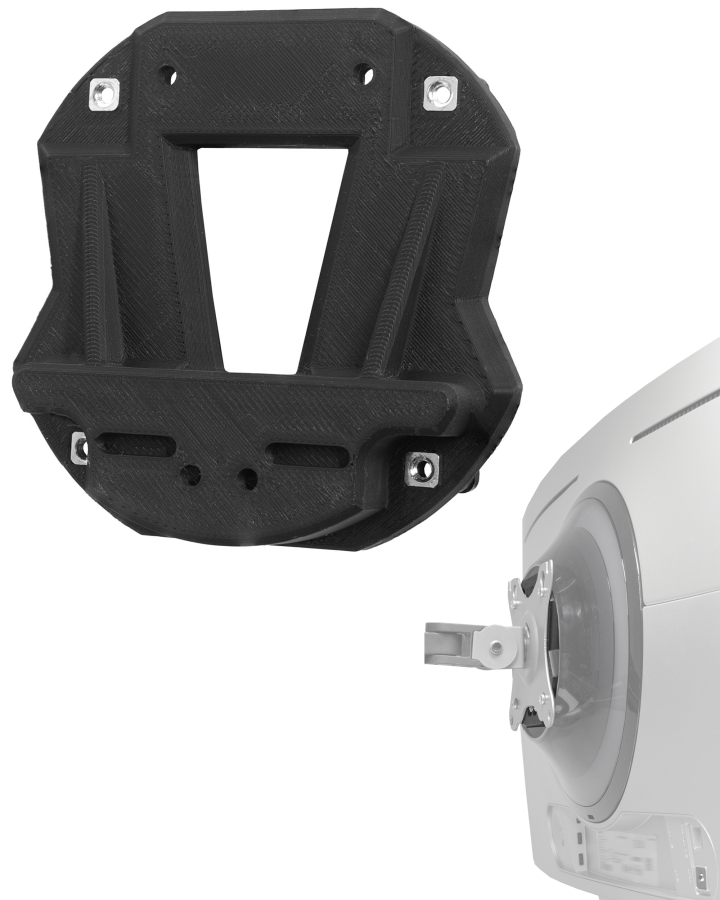 Adaptateur VESA compatible avec le moniteur Samsung OLED G9 (S49CG954SU, G93SC, G95SC, LS49CY934SUXEN & plus) - 75x75mm
