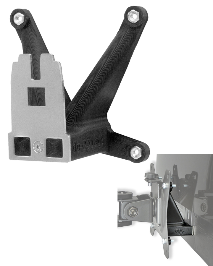 Adaptateur VESA compatible avec moniteur DELL (S2421, S2418, S2419, S2721, S2318, S2218, S2219, SE2319) - 75 x 75 mm