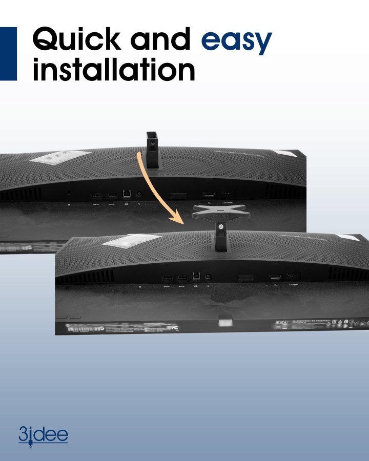 Adaptateur VESA pour le moniteur Omen Gaming by HP (27 et X27) - 75x75mm