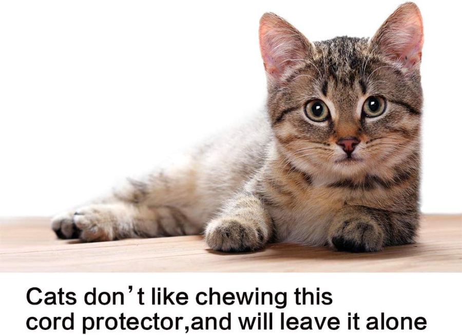 Alex Tech Gaine de Câble Auto-Fermante 13mm x 3,1m (Gaine Tressée) (Protection de câble découpable pour TV, PC & Auto – Résistant à la chaleur & Anti-morsure contre les chats.)