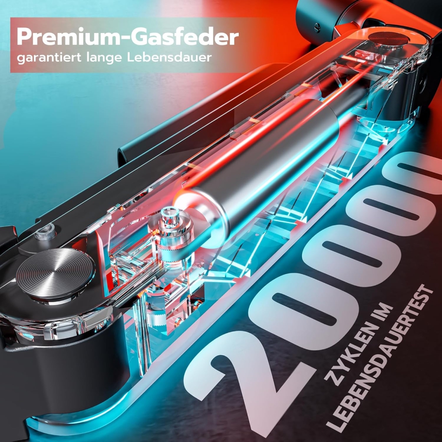 ARES WING Bras de Bureau Heavy Duty 17-49 Pouces (jusqu