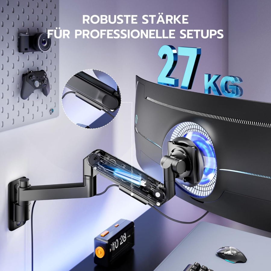 ARES WING Support Mural Écran 24-57 Pouces (jusqu