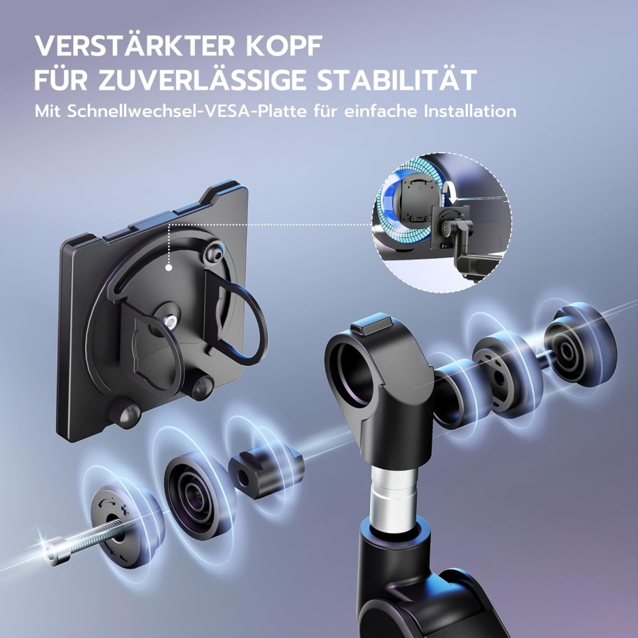 ARES WING Support Mural Écran 24-57 Pouces (jusqu