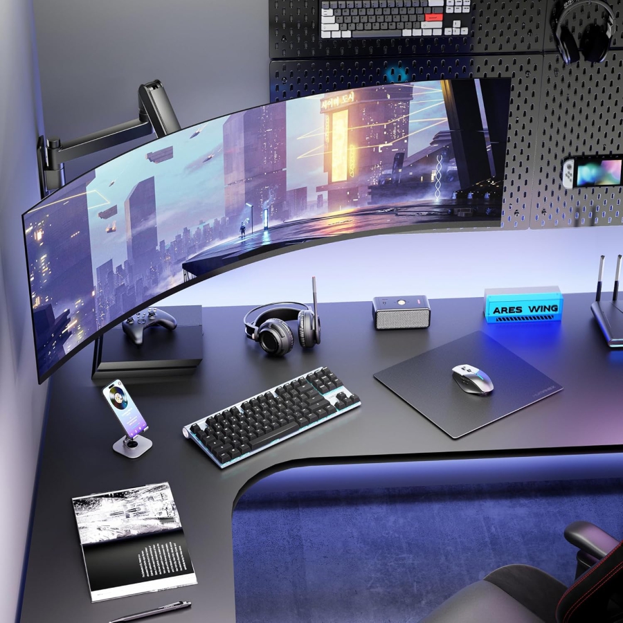 ARES WING Support Mural Écran 24-57 Pouces (jusqu