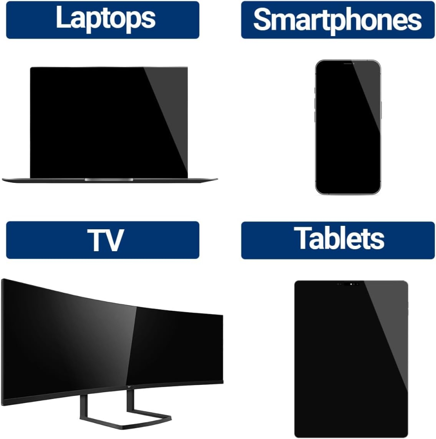 BMUT Kit de Nettoyage Écran Premium (250ml) avec Chiffon Microfibre XXL & Pinceau (Made in Germany : Nettoyage sans traces pour LCD, OLED, TV & Smartphones – Sans alcool contre les traces de doigts.)