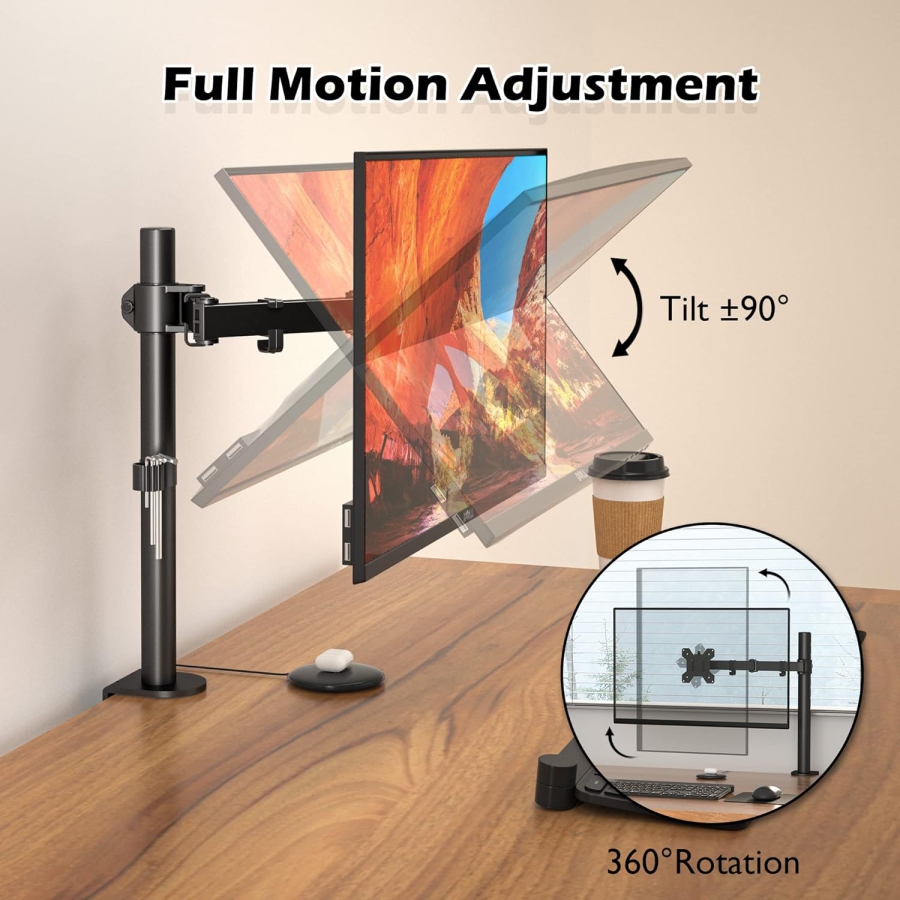 BONTEC Bras pour moniteur 13–32" | jusqu