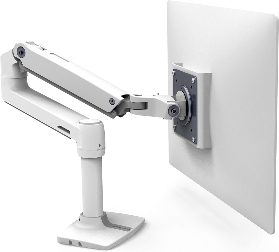 Bras de moniteur Ergotron LX blanc 34" | jusqu
