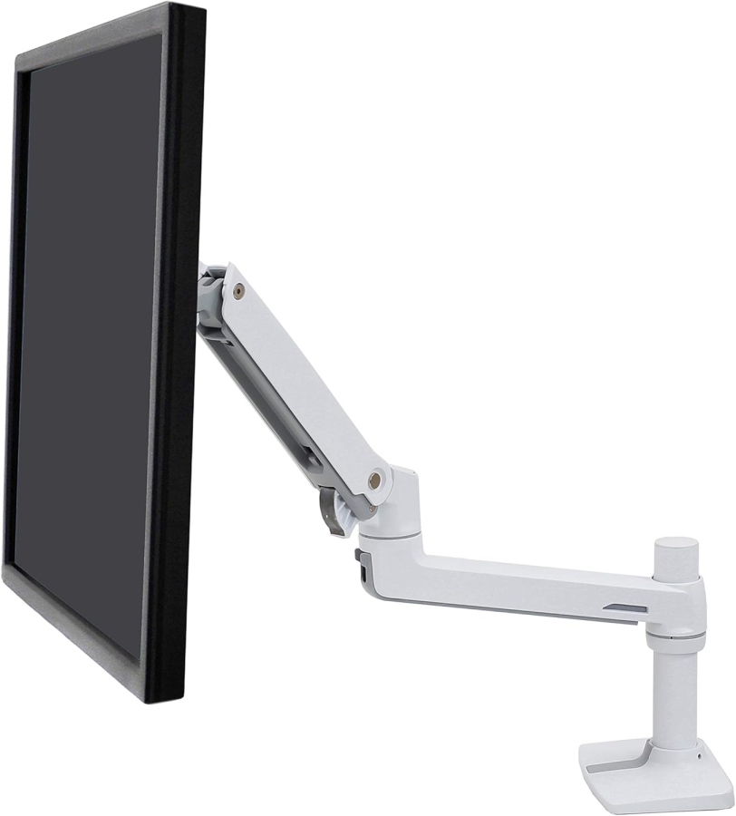Bras de moniteur Ergotron LX blanc 34" | jusqu