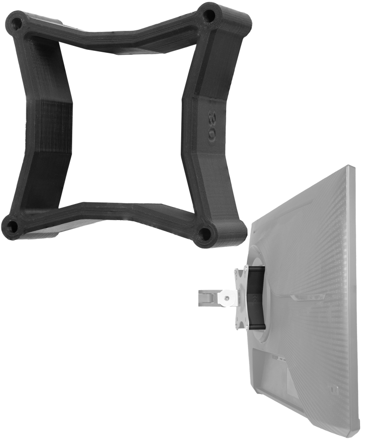 Entretoise VESA 75x75 (compatible avec Samsung Odyssey G5)