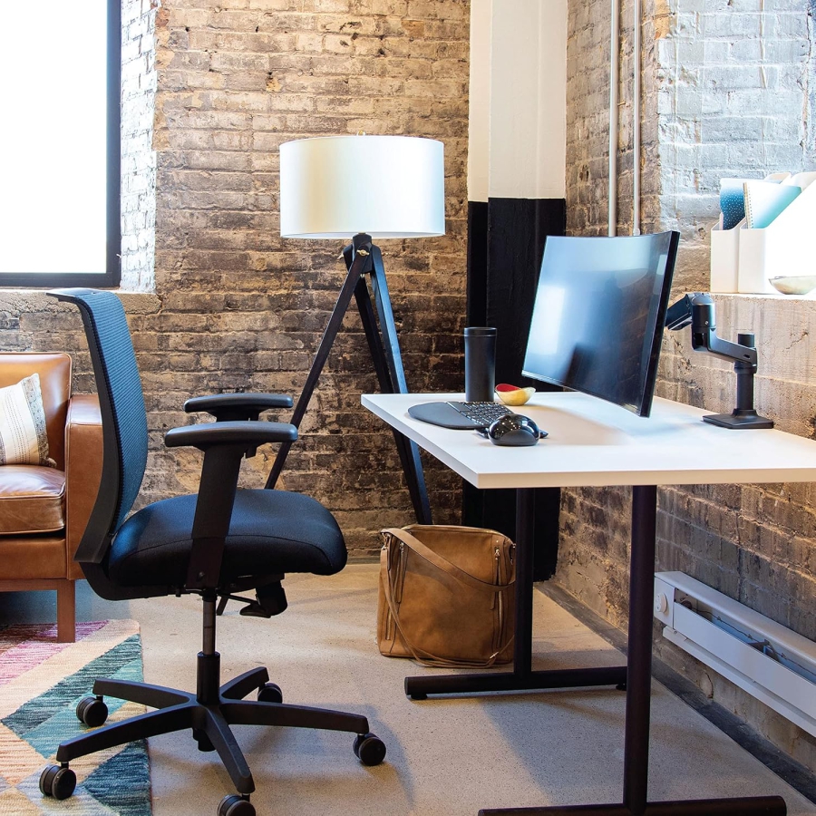 Ergotron LX Support de Bureau Moniteur (Noir) pour Écrans jusqu