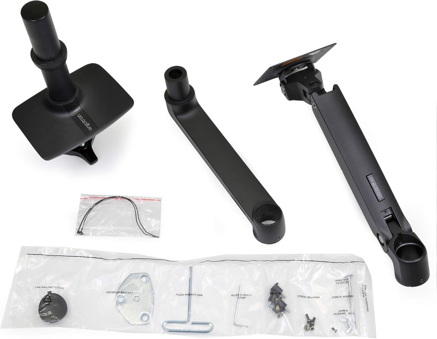 Ergotron LX Support de Bureau Moniteur (Noir) pour Écrans jusqu