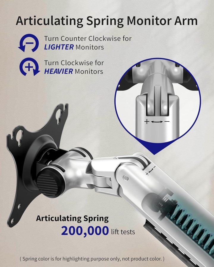 Ergounion Support Moniteur 3 Écrans (Aluminium) pour 13–40 Pouces (: Support de Bureau Premium pour Trois Moniteurs jusqu