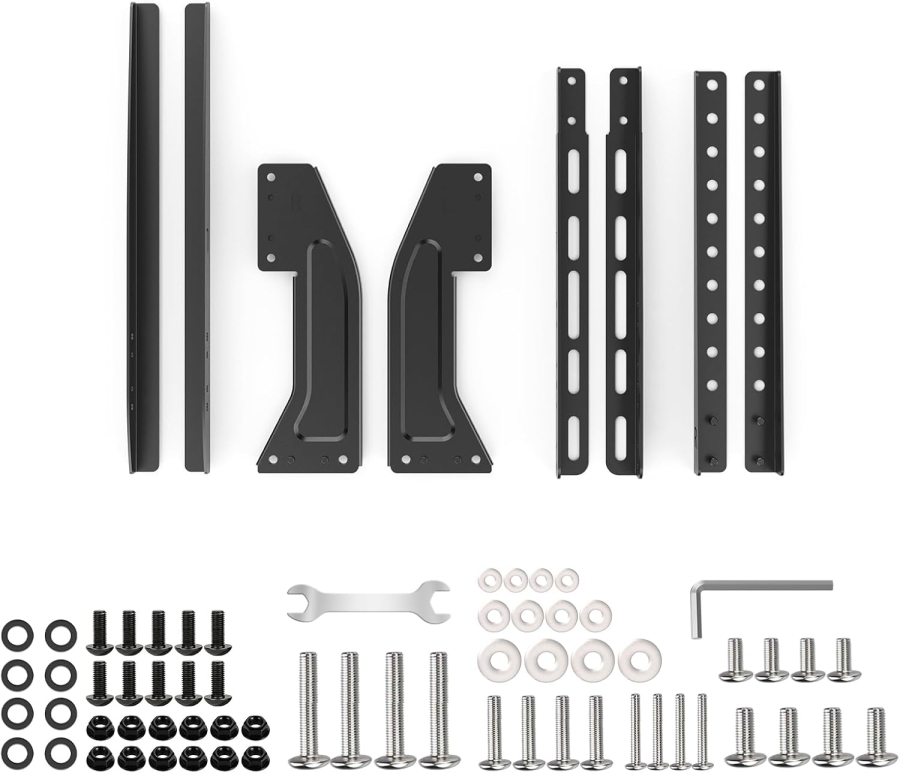 GRIFEMA Pieds de Support TV Universels pour Téléviseurs de 22–80 Pouces (Réglables en Hauteur) (Pied de remplacement stable jusqu