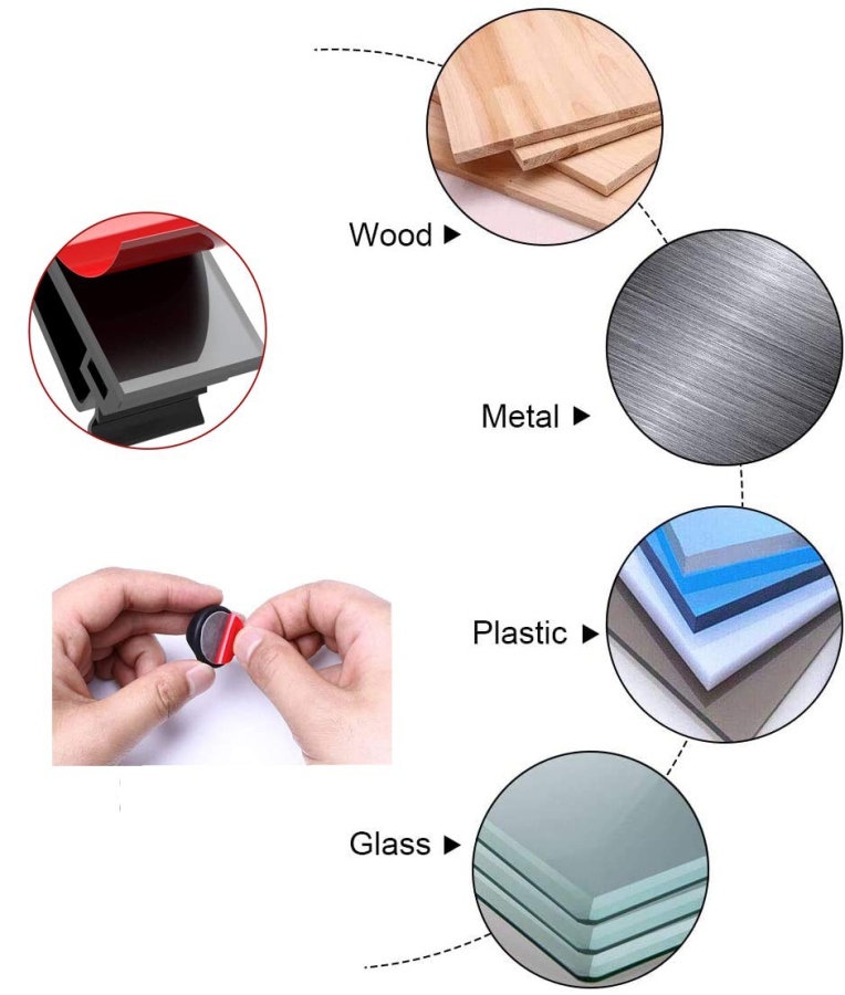 MiuCo Kit de Gestion de Câbles Bureau (100 Pièces) – L