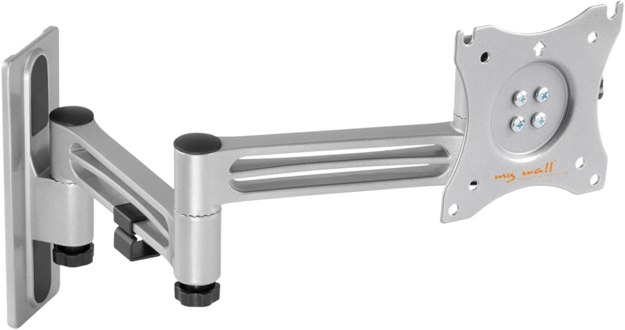 My Wall Support Mural TV pour Camping-Cars & Caravanes (HC1-3L) – Verrouillable & Anti-vibrations (Regarder la télé en toute sécurité en voyage : Pivotant, Inclinable & Verrouillable – Pour écrans jusqu