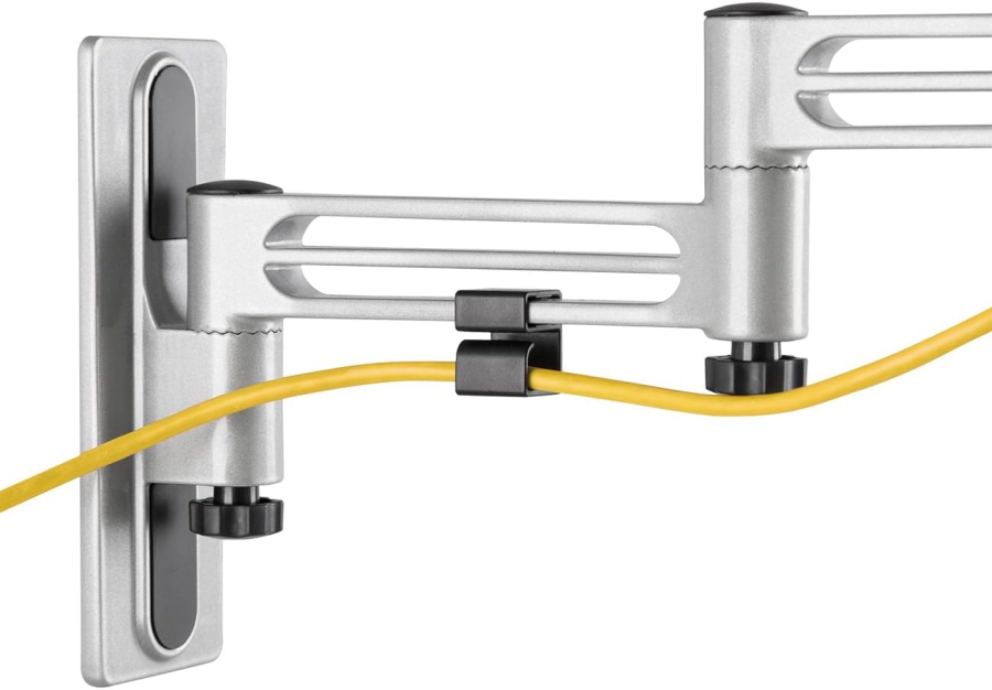 My Wall Support Mural TV pour Camping-Cars & Caravanes (HC1-3L) – Verrouillable & Anti-vibrations (Regarder la télé en toute sécurité en voyage : Pivotant, Inclinable & Verrouillable – Pour écrans jusqu