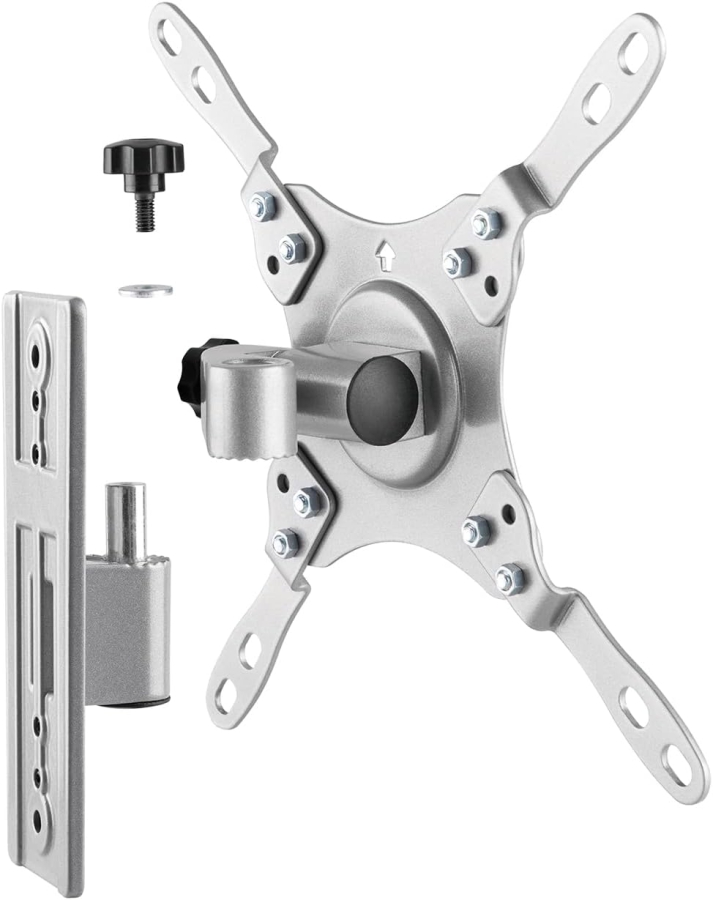 My Wall Support Mural TV pour Camping-Cars & Caravanes (HC2-1L) – Verrouillable & Anti-vibrations (Maintien sûr pendant le trajet : Verrouillable, Pivotant & Inclinable – Jusqu