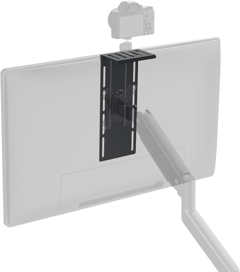 NanoRS RS463 Support Caméra VESA pour Moniteur & Bras (100x100 mm) (Support réglable en hauteur pour caméras & caméscopes jusqu