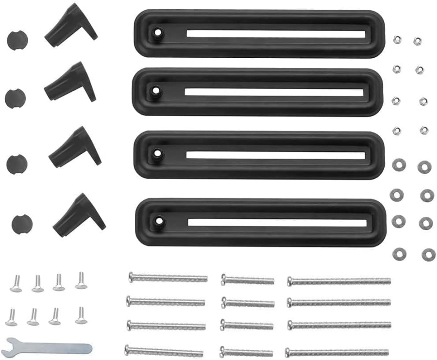 Suptek Adaptateur VESA pour Écrans Non-VESA 13-27" – Support en Acier (La solution intelligente pour écrans sans perçage VESA : un maintien sûr pour chaque setup.)