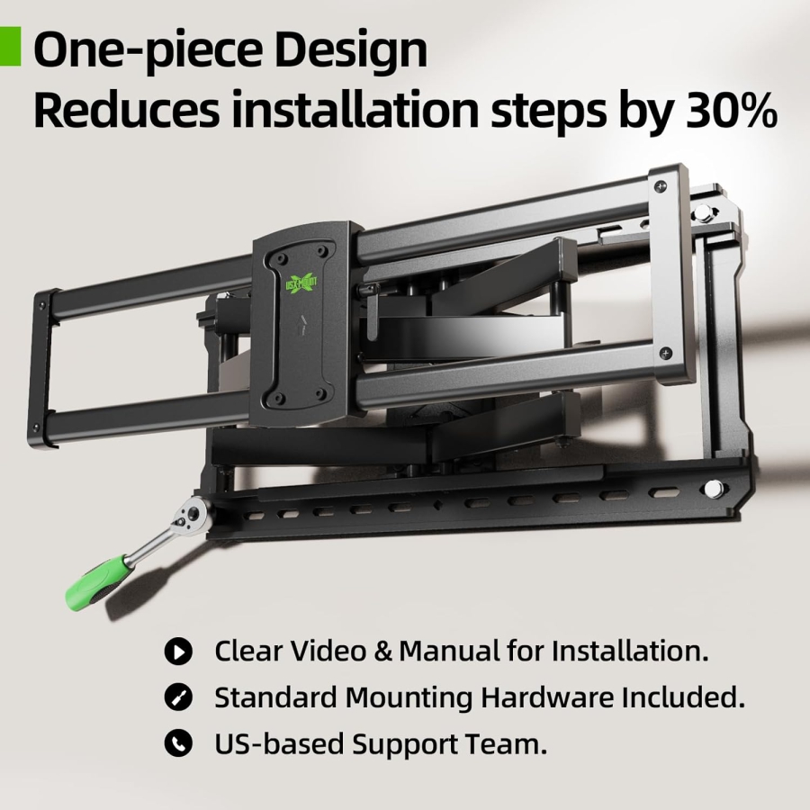 USX-MOUNT Support mural pour écrans 37-90", charge maximale 68 kg