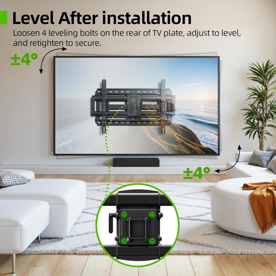 USX-MOUNT Support mural pour écrans 37-90", charge maximale 68 kg