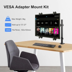Adaptateur NON VESA Suptek du kit de fixation pour bras de moniteur pour écrans de 13 à 27 pouces, compatible avec 75 × 75 mm 100 × 100 mm WK002