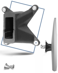 Adaptateur VESA compatible avec HP Omnistudio X All-in-one PC (32-c0073ng 32-c0075ng, 32-c0077ng, 32-c0177ng, 32-c0275ng, 32-c0670ng, 32-c0770ng, 32-c0777ng) - 75x75mm