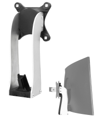 Adaptateur VESA compatible avec le moniteur Samsung (C24RG50FQU ,24CRG50, LC24RG5, LC24RG50) - 75x75 mm