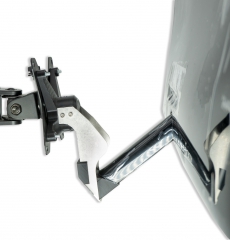 Adaptateur VESA compatible avec le moniteur Viewsonic (VX2458) + Medion (AKOYA P52709) - 75x75mm