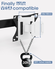 Adaptateur VESA compatible avec les moniteurs Samsung Odyssey (G9, Neo G9, G8, Neo G8, CRG9, CHG9, CHG90 & mehr) - 100x100mm