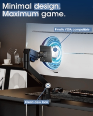 Adaptateur VESA compatible avec les moniteurs Samsung Odyssey (G9, Neo G9, G8, Neo G8, CRG9, CHG9, CHG90 & mehr) - 100x100mm