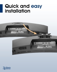 Adaptateur VESA pour moniteur MSI Optix (MAG342CQR, MAG301CR2, AG321CQRDE, MAG342CQRVDE) - 75x75 mm