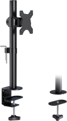 Support pour écran BONTEC, support de table pour écrans de 13 à 34 pouces, entièrement mobile, design ergonomique, réglage en hauteur, pour les jeux et le bureau, supporte jusqu