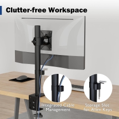 Support pour écran BONTEC, support de table pour écrans de 13 à 34 pouces, entièrement mobile, design ergonomique, réglage en hauteur, pour les jeux et le bureau, supporte jusqu